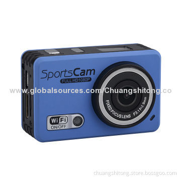 New Wi-Fi sports camera, 5MP sensor with 120-degree wide-angle lens